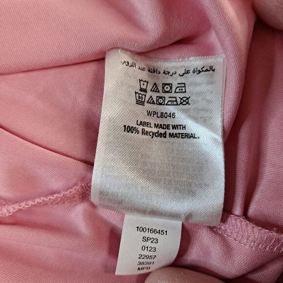 JM Collection Maxi Dress With Overlay Womens XL Pink Floral Sleeveless V-neck - Picture 6 of 8